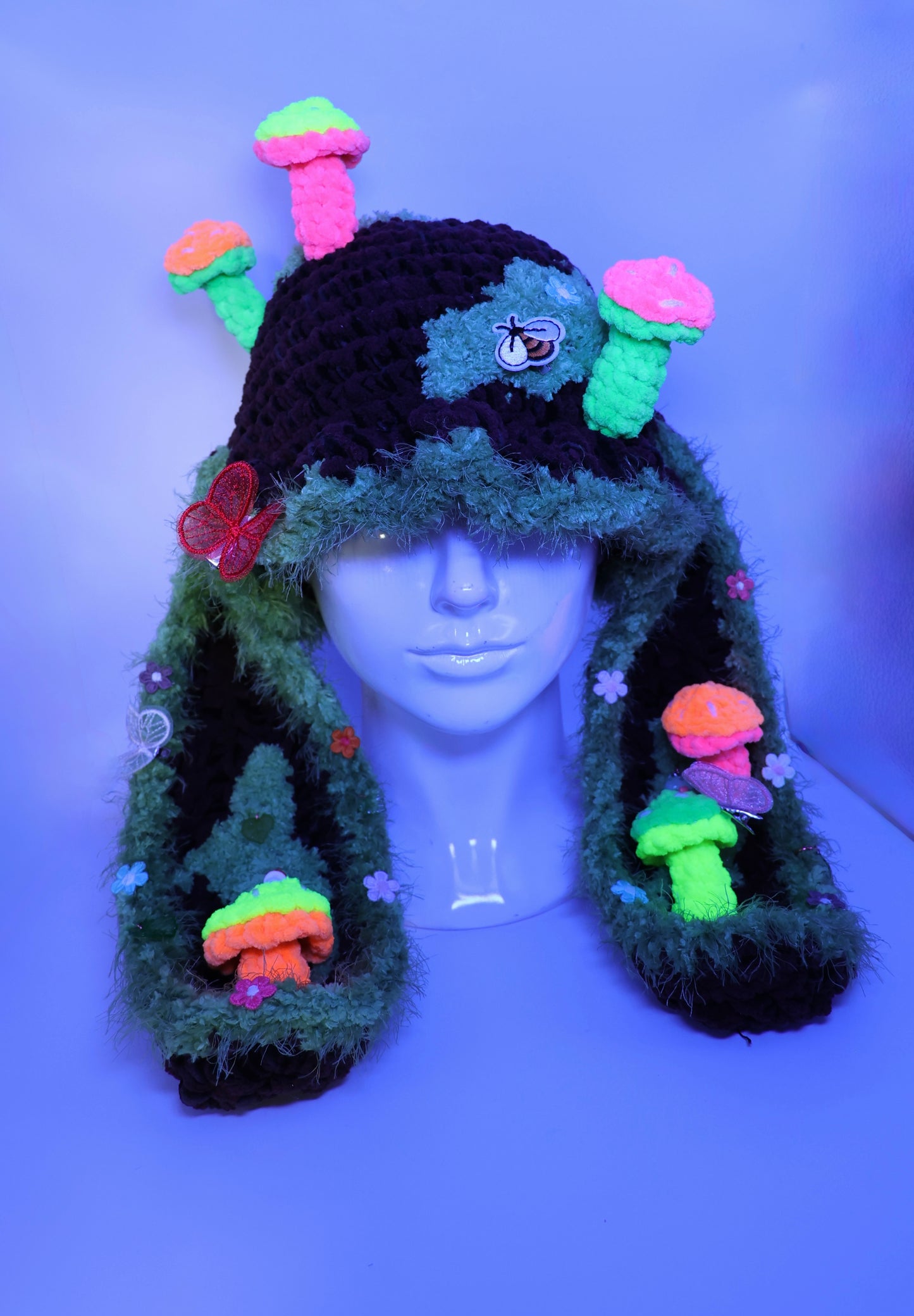 Mushroom Bucket hat (UV reactive)