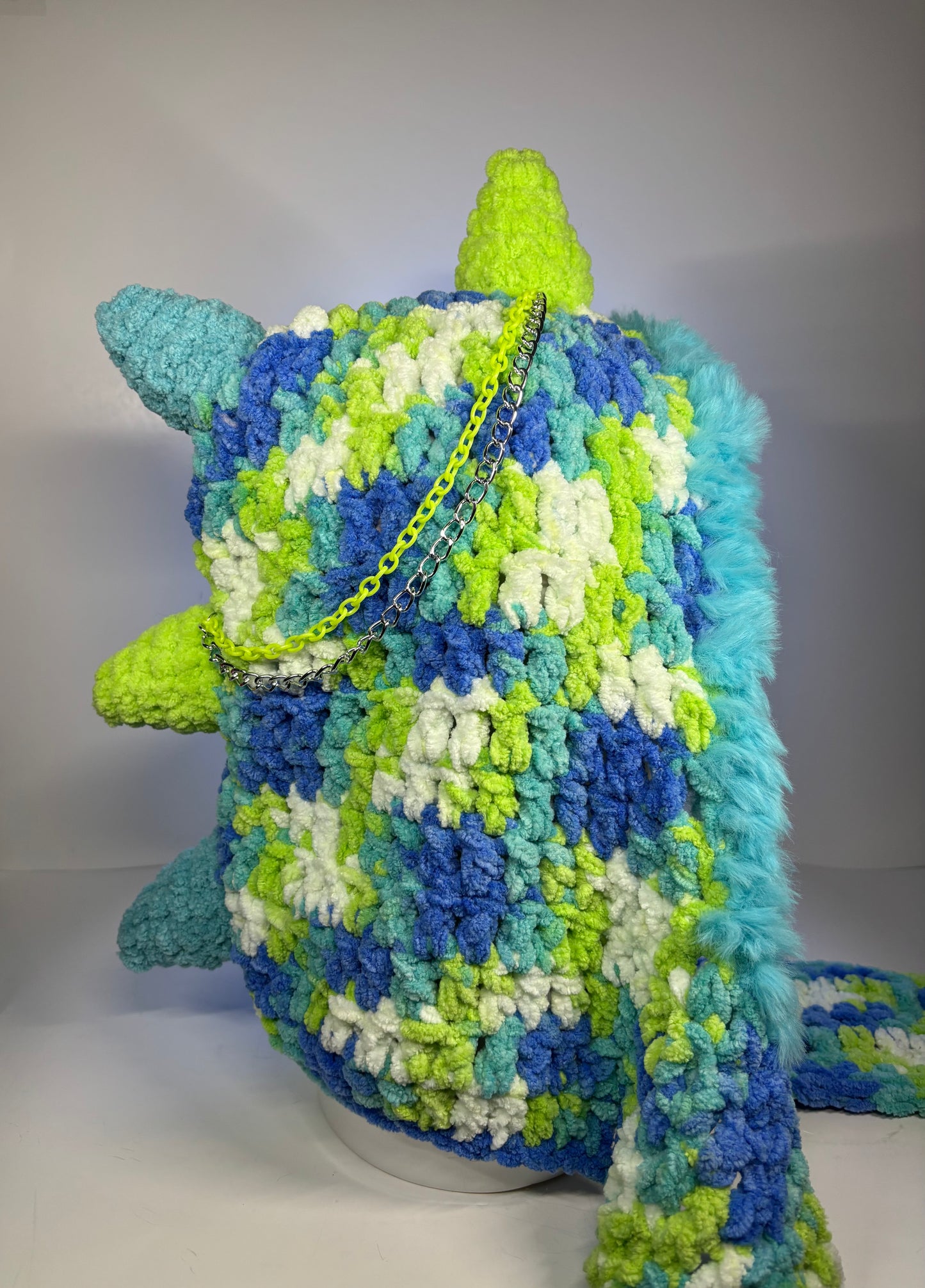 Dino hood with gloves