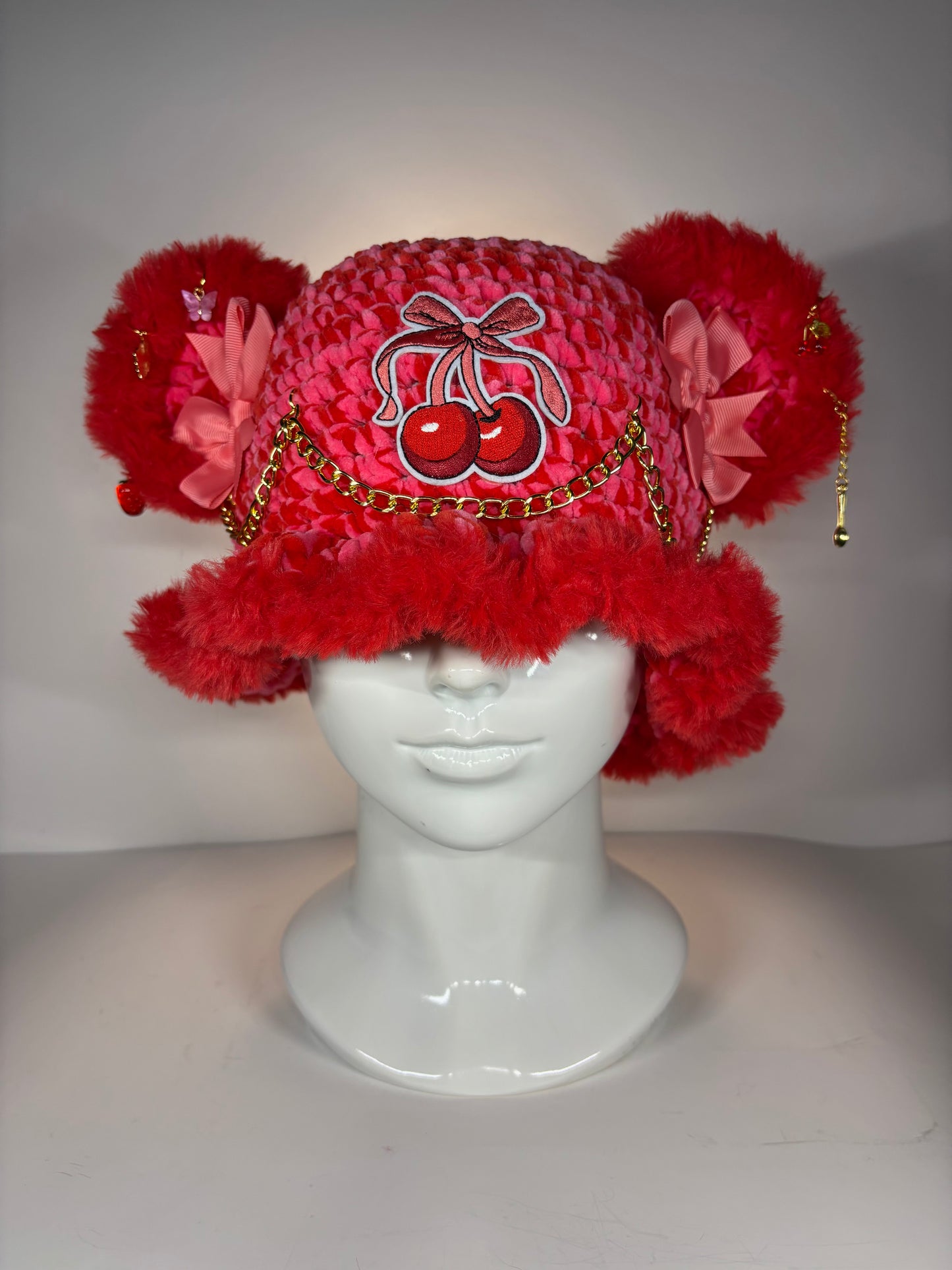 Cherry bucket hat