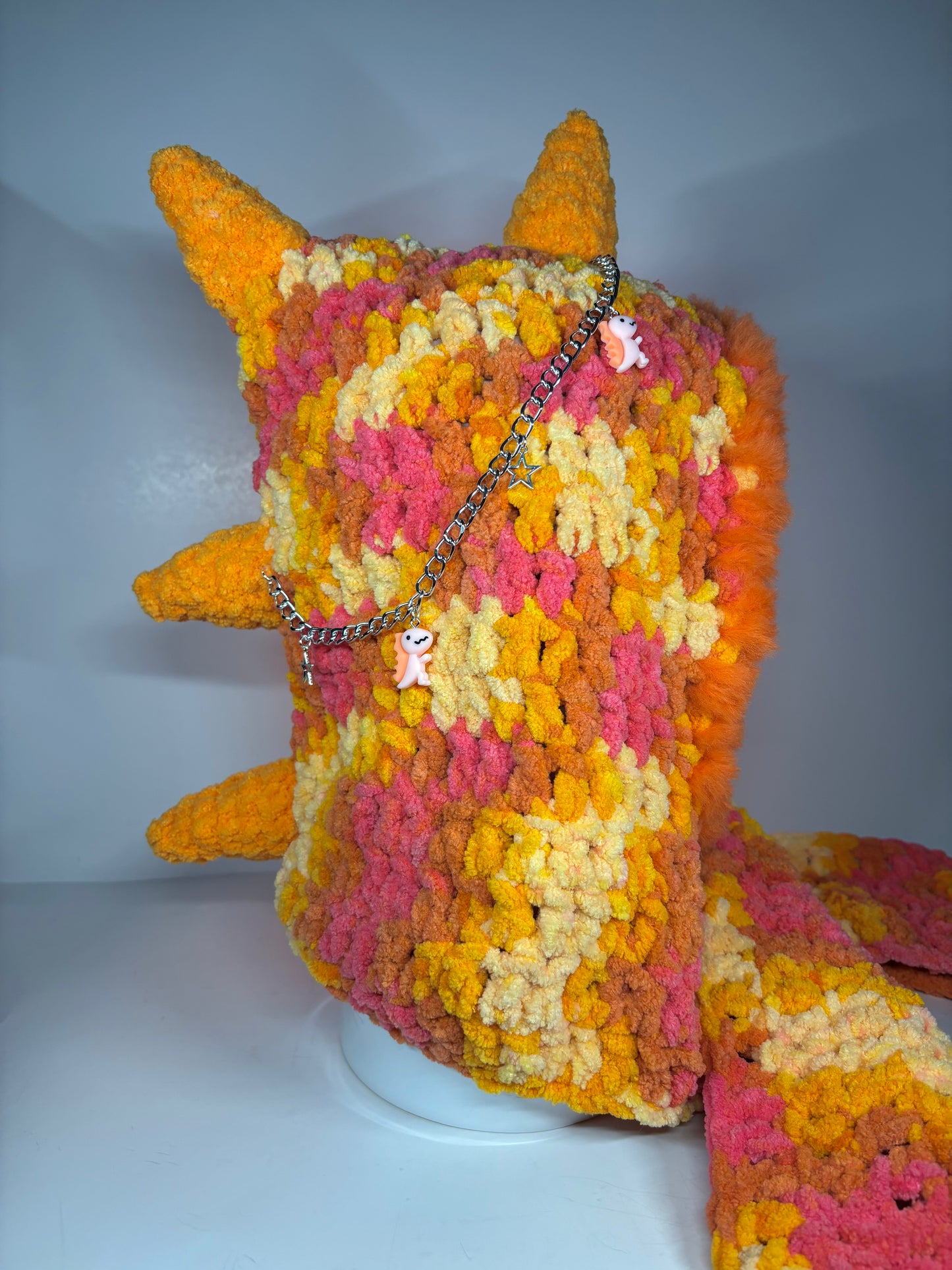 Dino hood with gloves