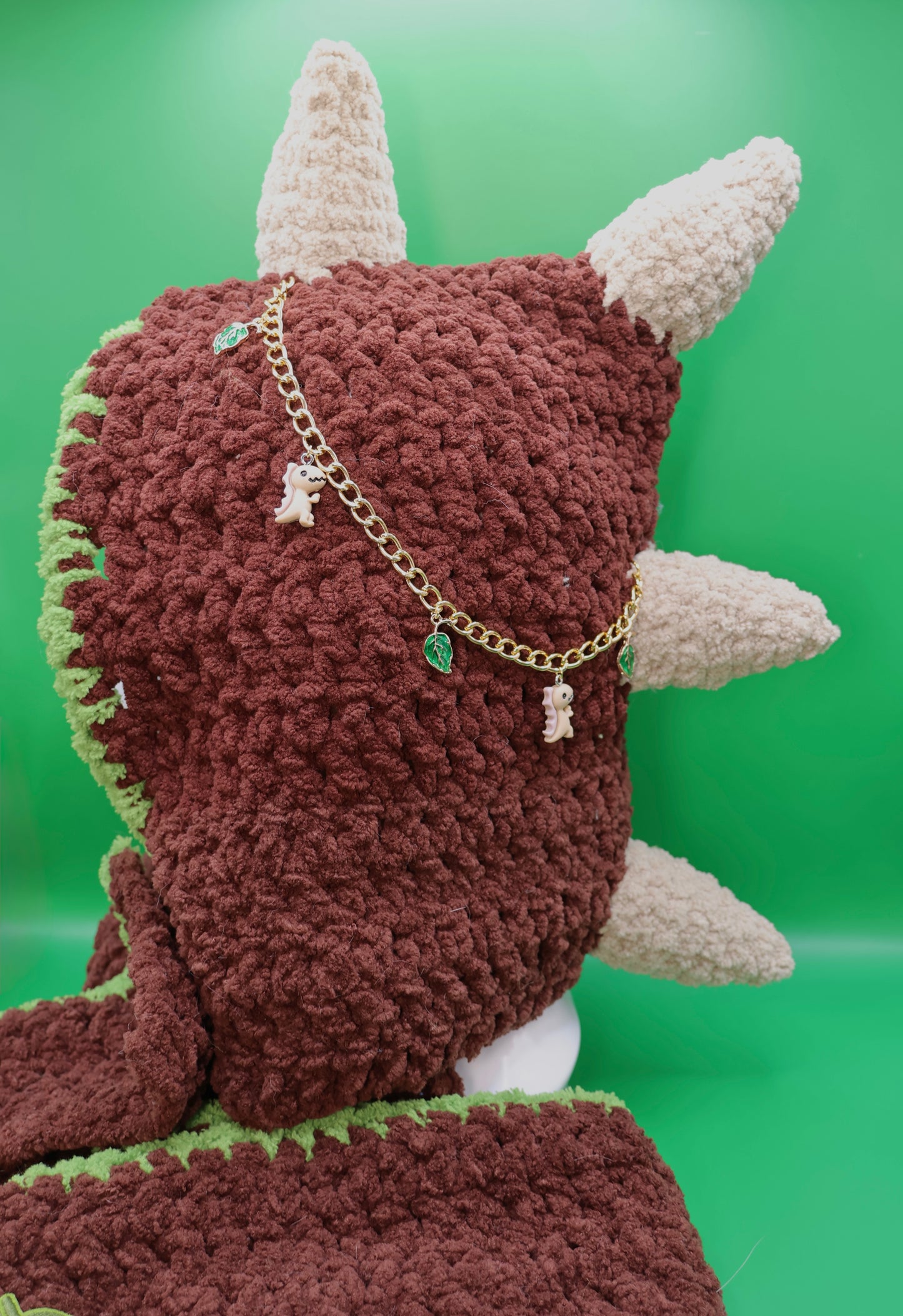 Dino scarf hood