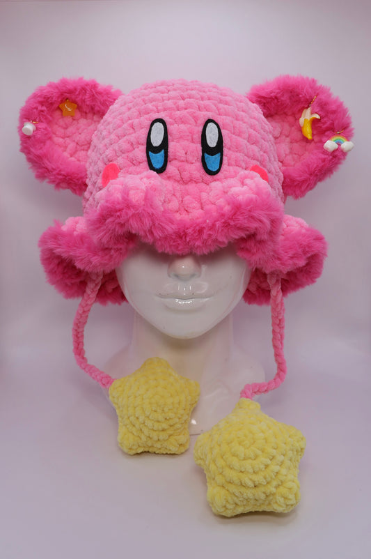 Kirby Bucket hat (squeaky stars)