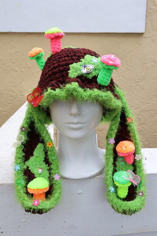 Mushroom Bucket hat (UV reactive)