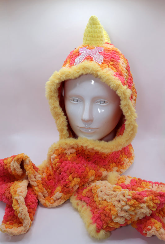 Hood scarf