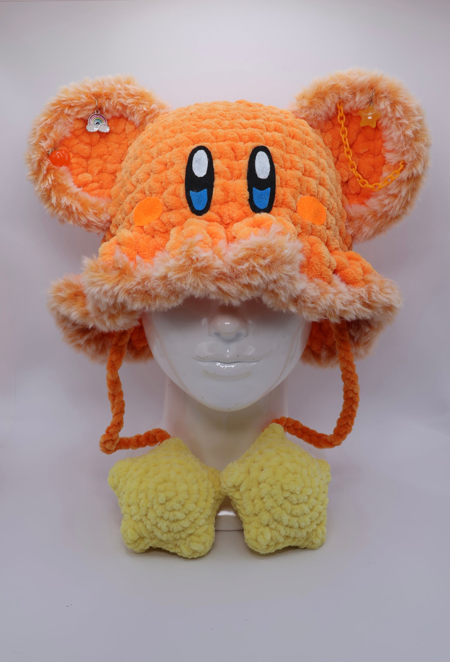 Kirby bucket hat (squeak stars)