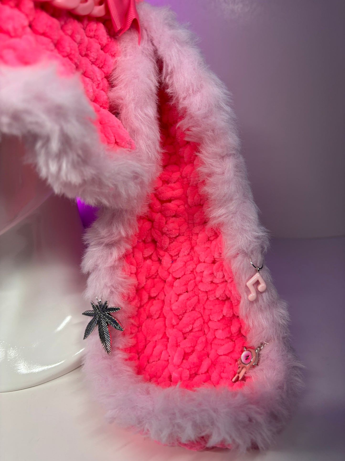 EDM bucket hat (extra long ears & UV )