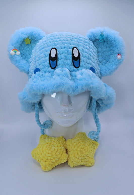 Kirby bucket hat (squeaky stars)