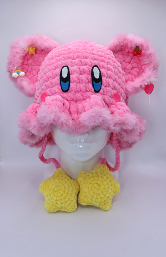 Kirby bucket hat (squeaky stars)