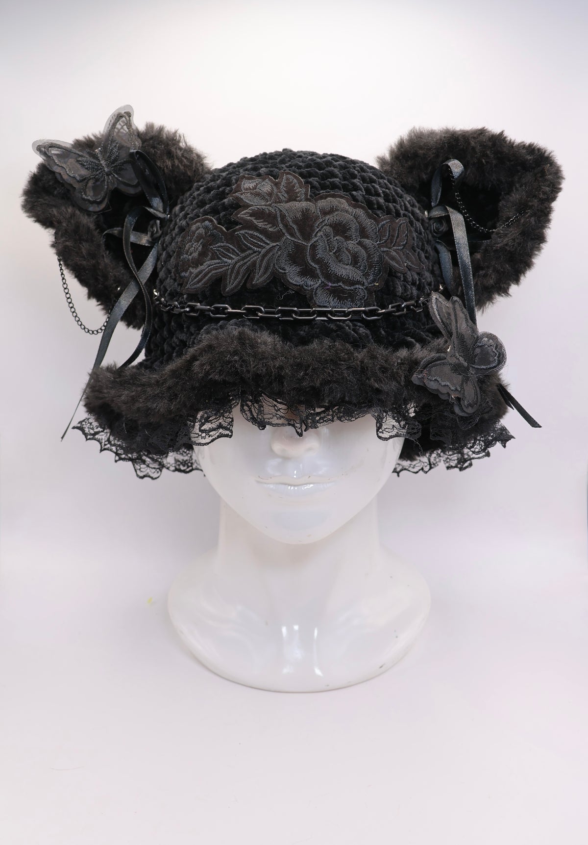 Black on black Bucket hat