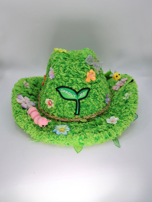 Sprouting cowboy hat