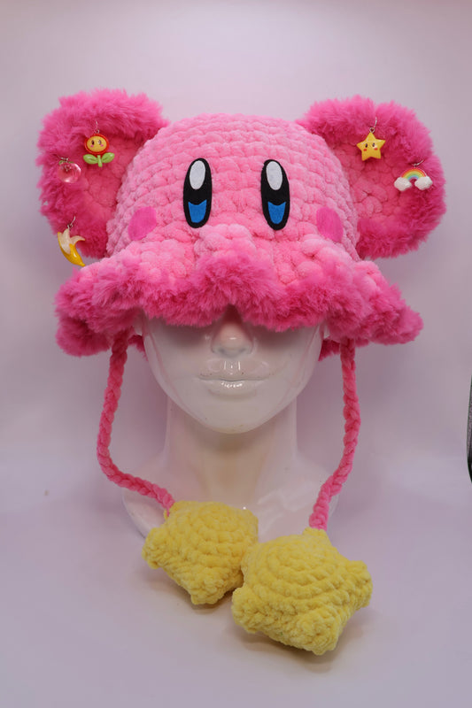 Kirby Bucket hat (squeaky stars)