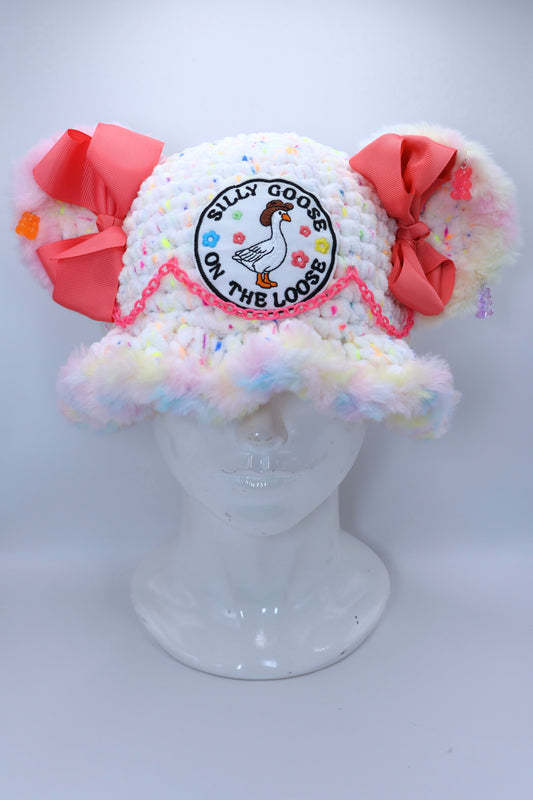 Silly goose bucket hat