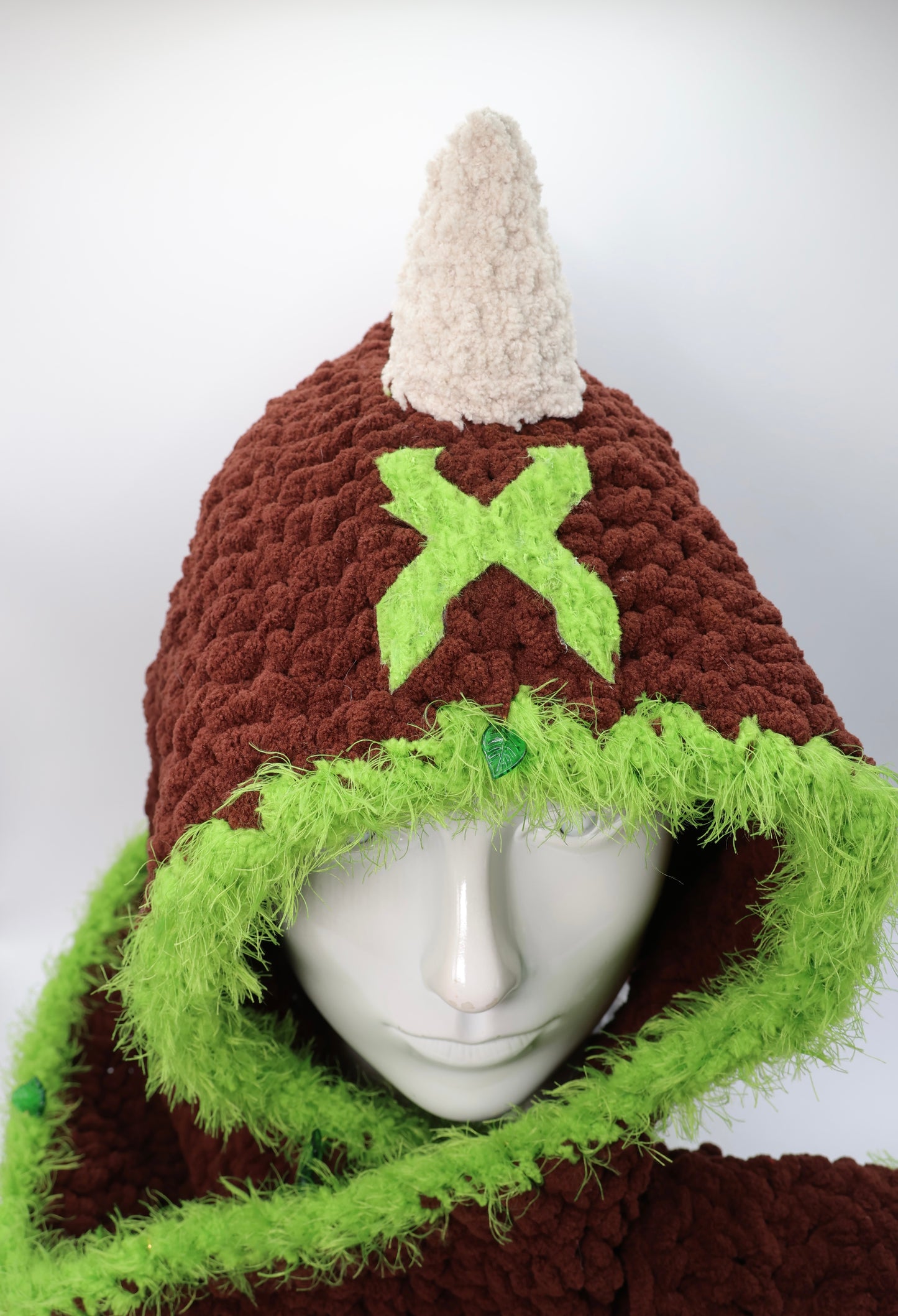 Hood scarf (with stash pocket)