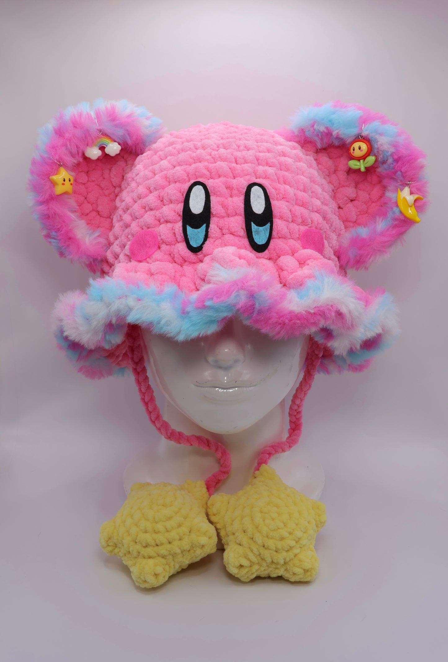 Kirby bucket hat (squeaky stars)