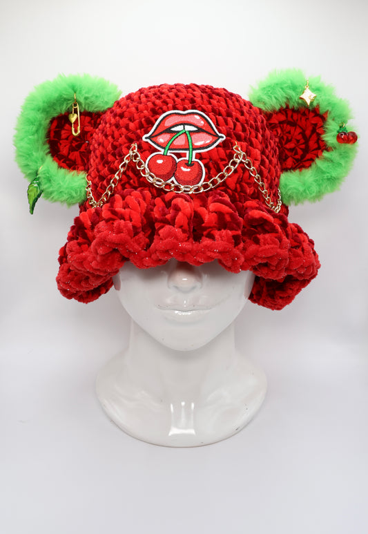 Cherry bucket hat