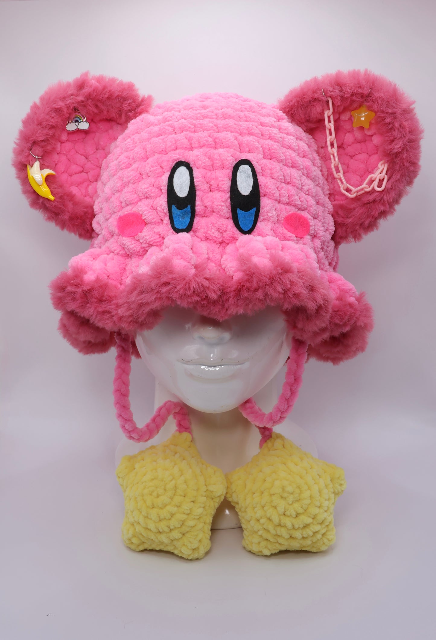 Kirby bucket hat (squeak stars)