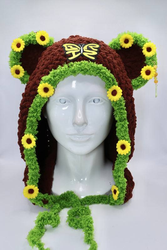 EDM bear hood