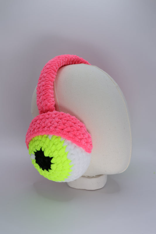 Rave-ready earmuffs (uv Reactive)