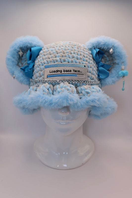 Bass face bucket hat