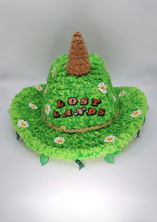 Dino Sprouting cowboy hat