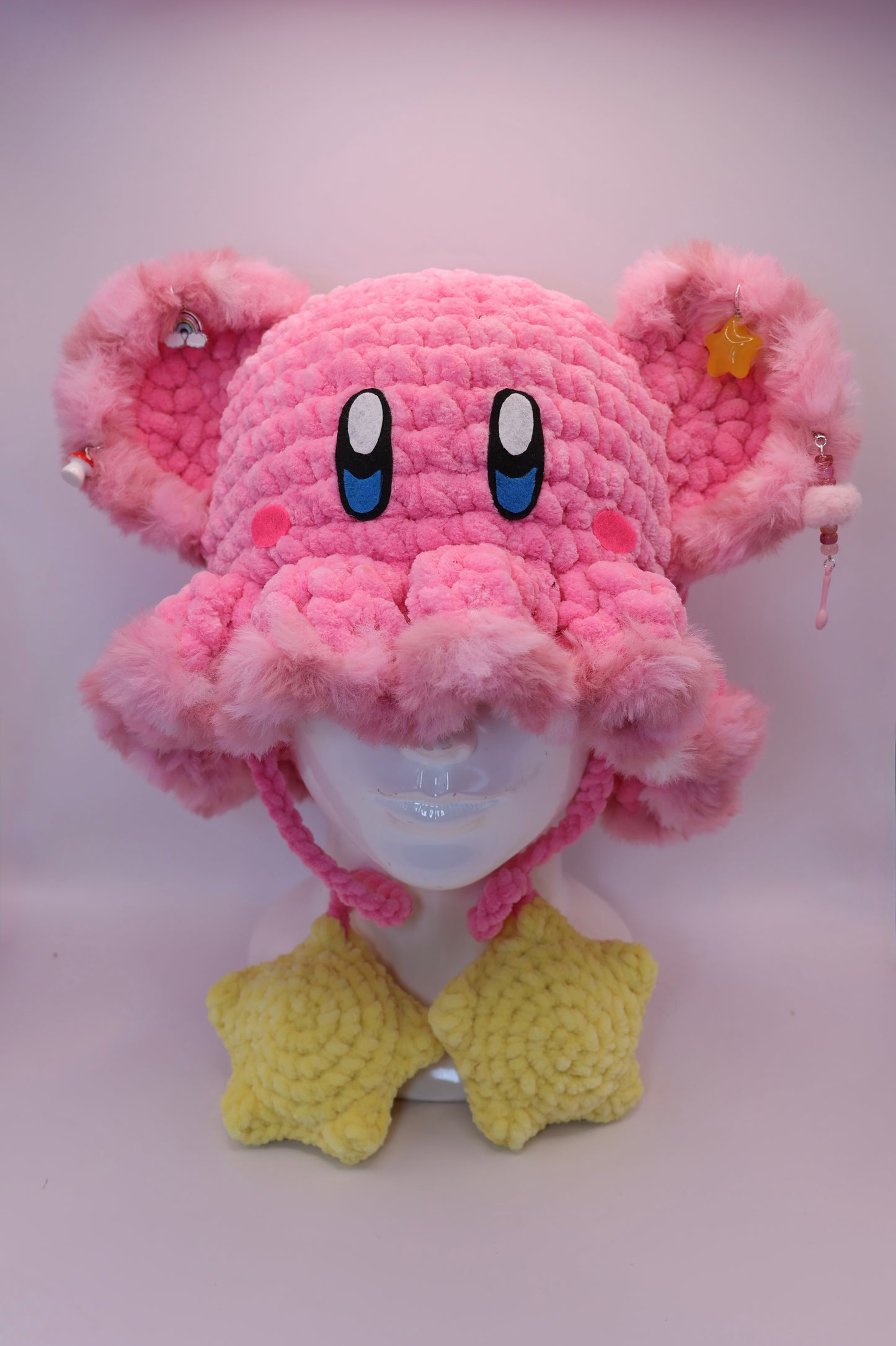 Kirby bucket hat (squeaking stars)￼