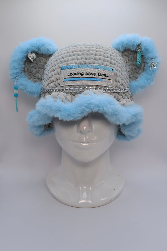 Bass face bucket hat