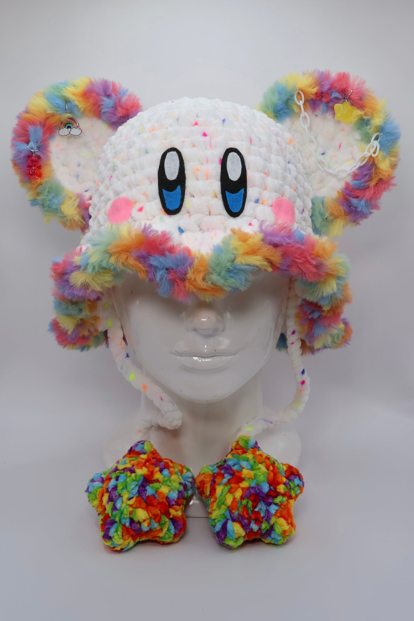 Kirby bucket hat (squeak stars)