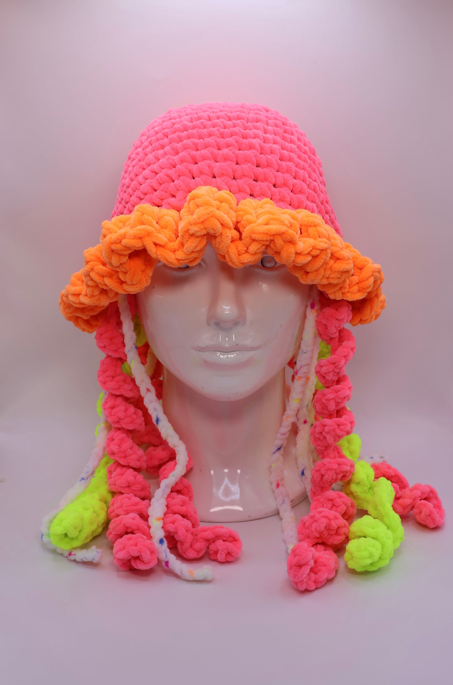 Electric jelly Bucket hat (uv reactive)