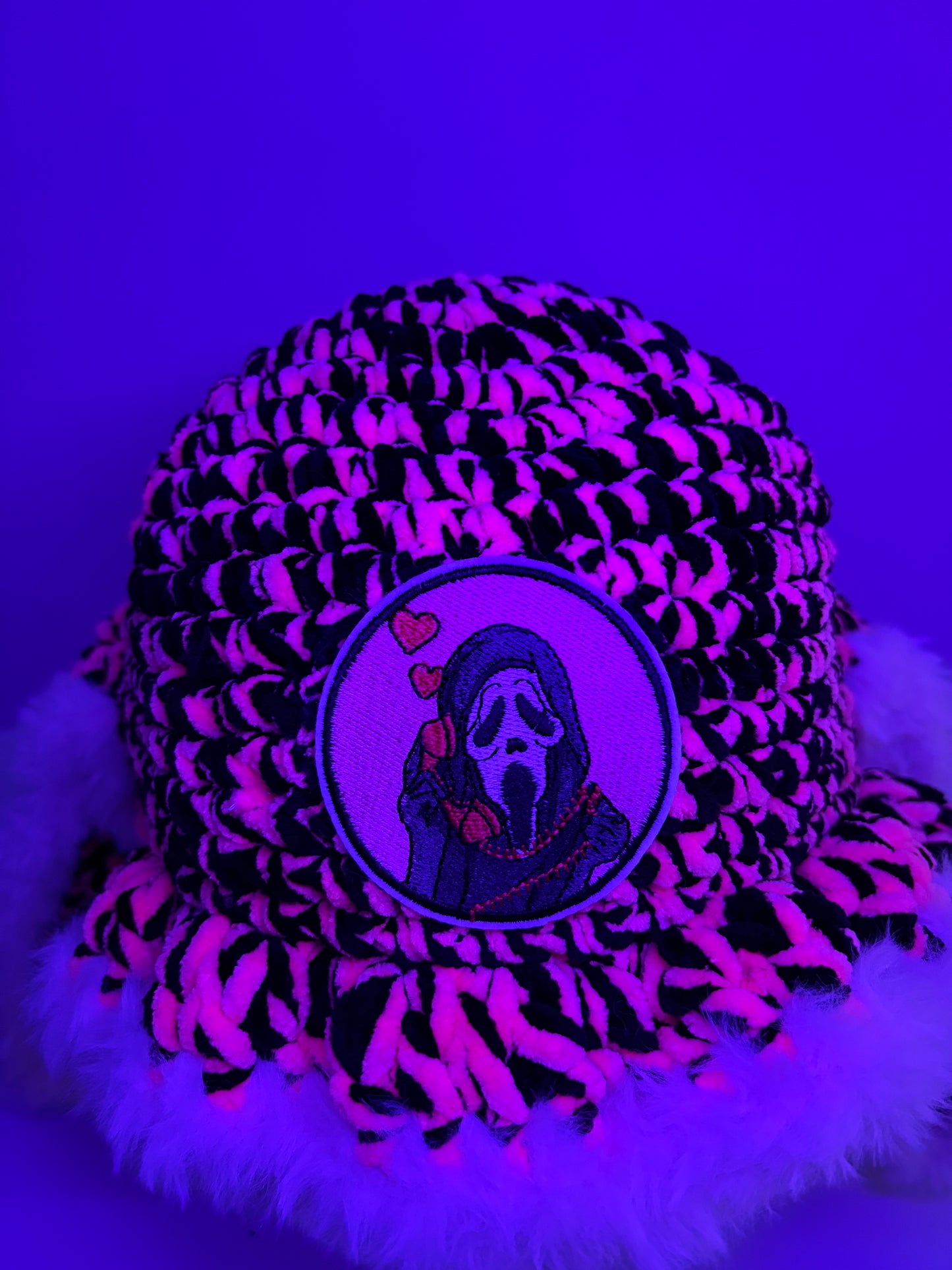 Ghost face bucket hat