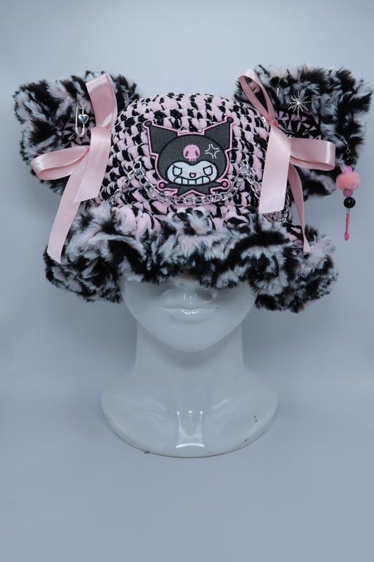 Kuromi bucket hat