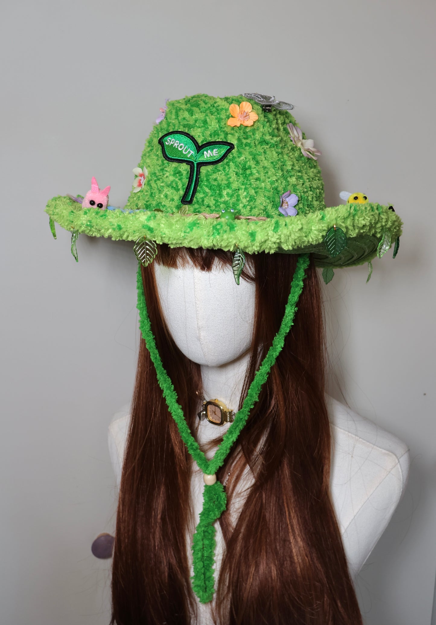 Sprouting cowboy hat
