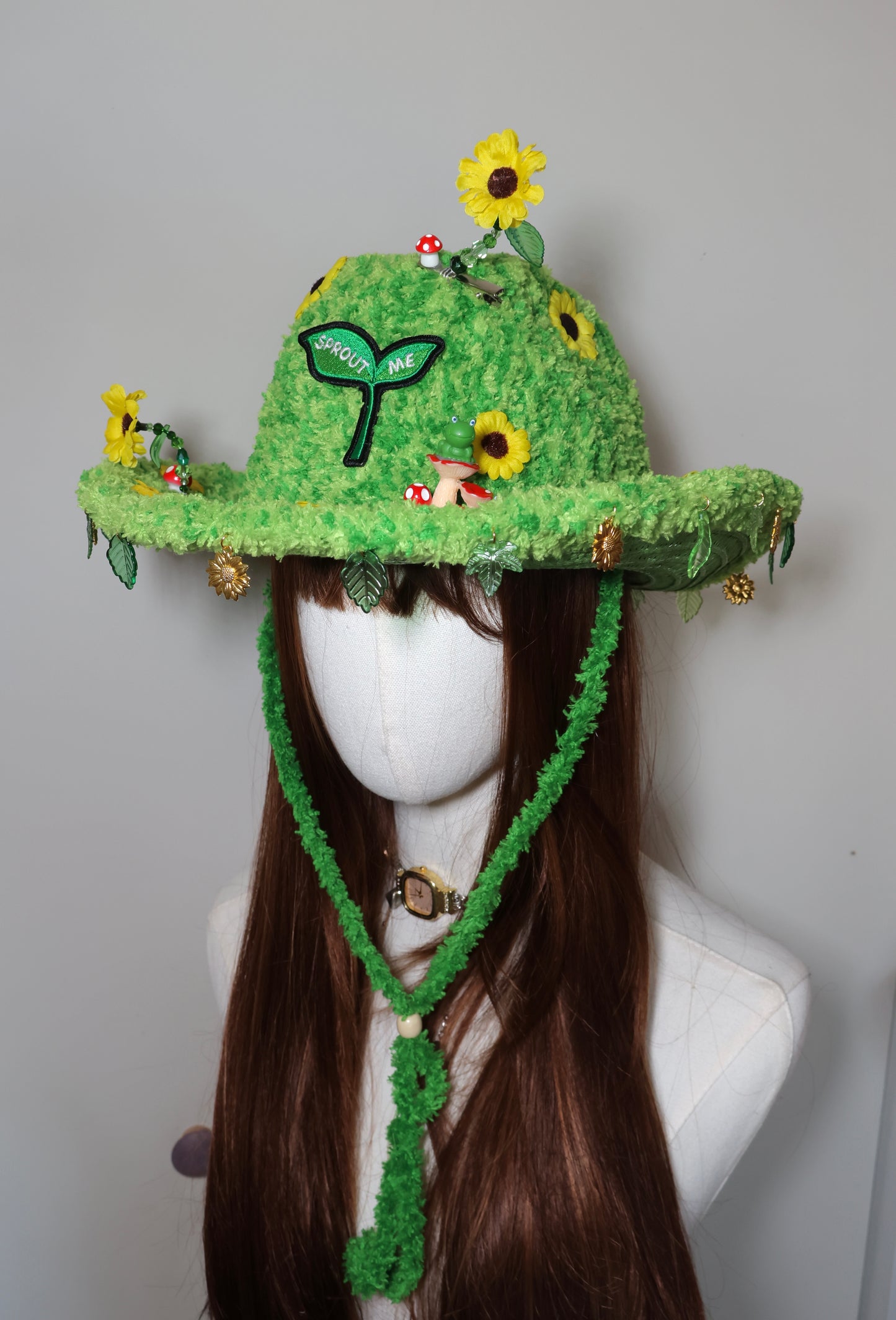 Sprouting cowboy hat