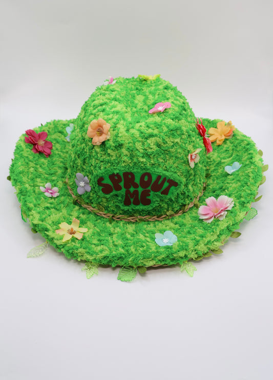 Sprouting cowboy hat