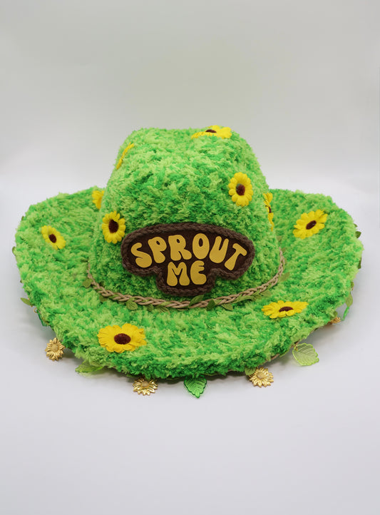 Sprouting cowboy hat
