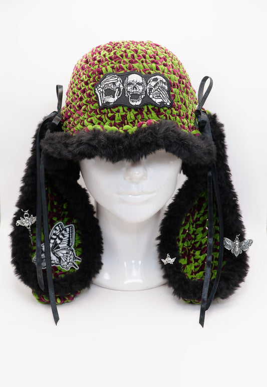 Skull Bucket hat