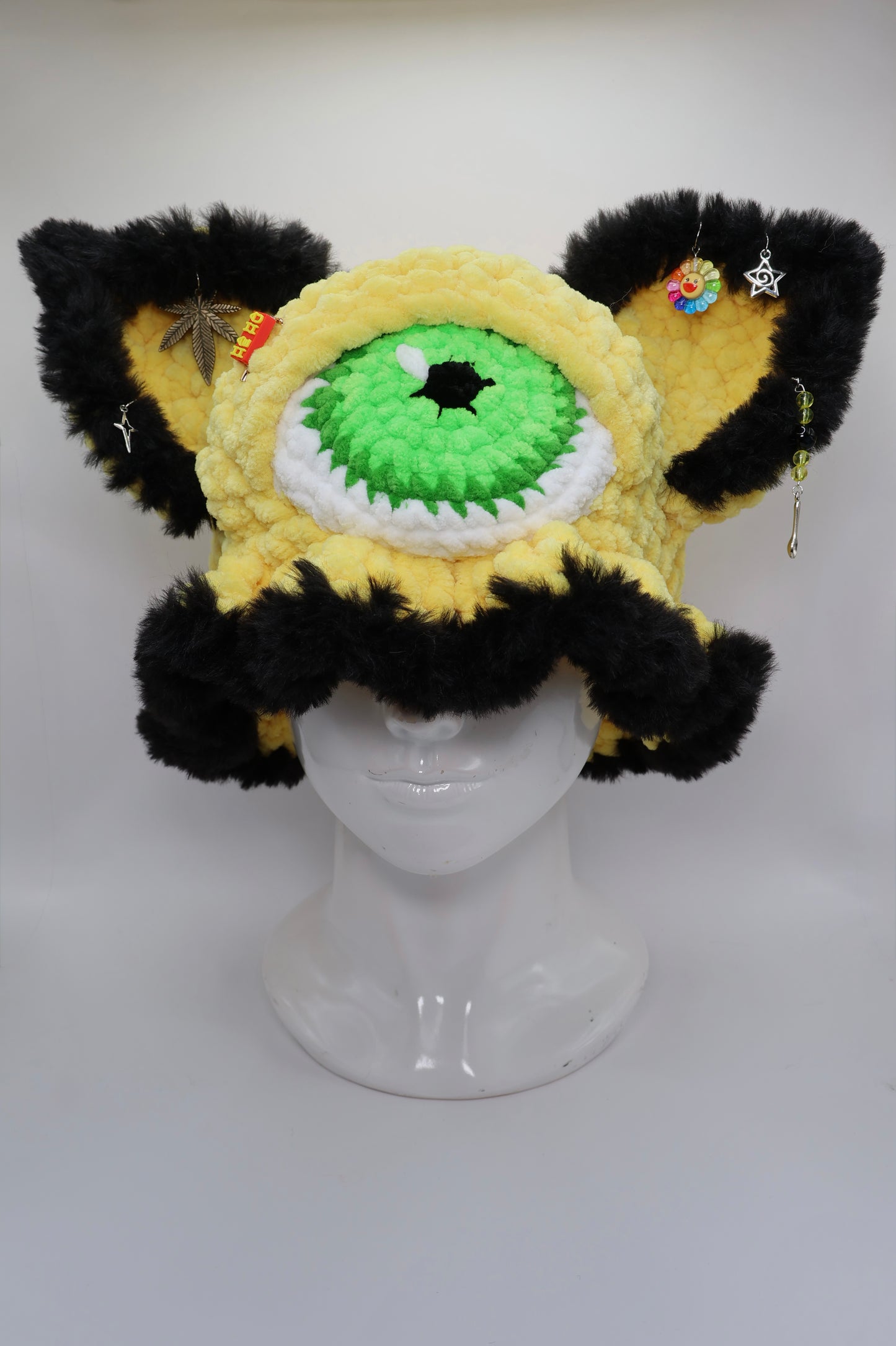 Cyclops bucket hat (L head) eye stash pocket