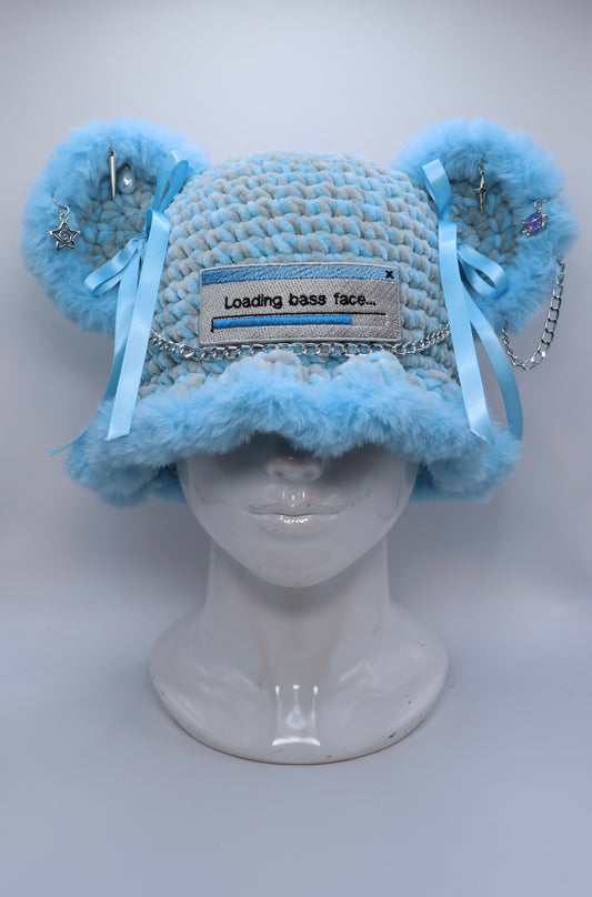 Bass face bucket hat