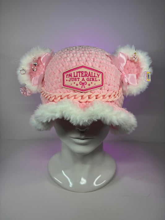 Just a girl bucket hat