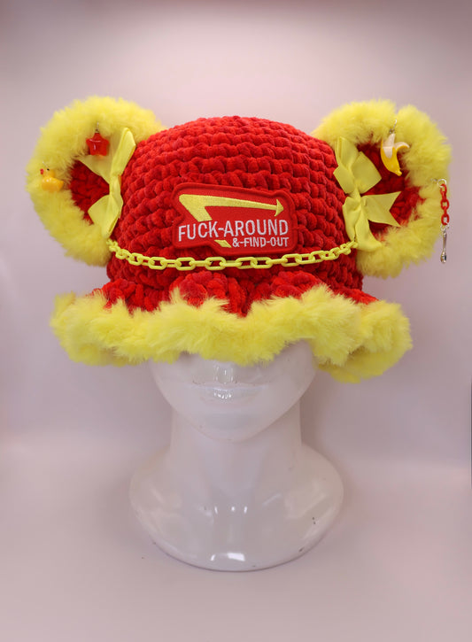 F***-around bucket hat