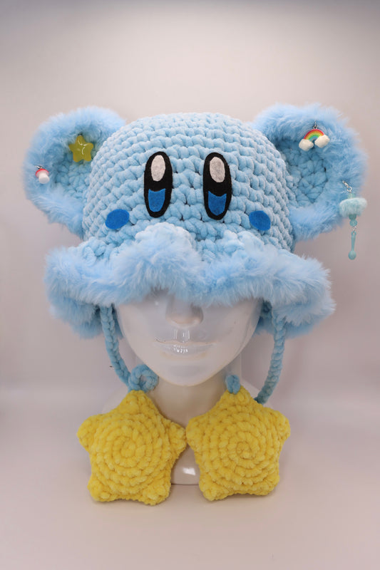 Kirby bucket hat (squeaky stars)