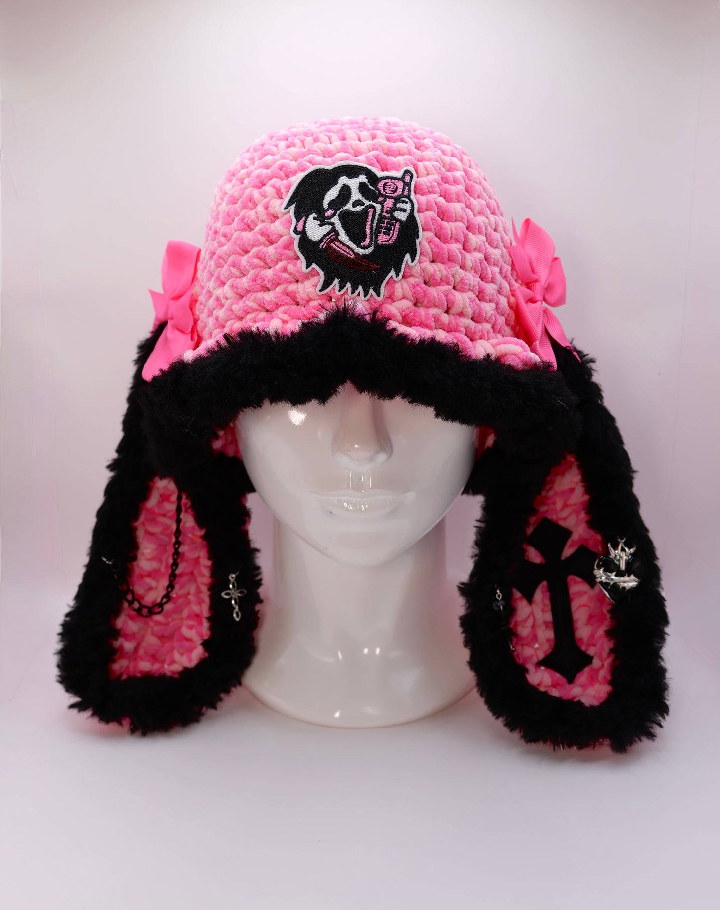 Ghost face bucket hat