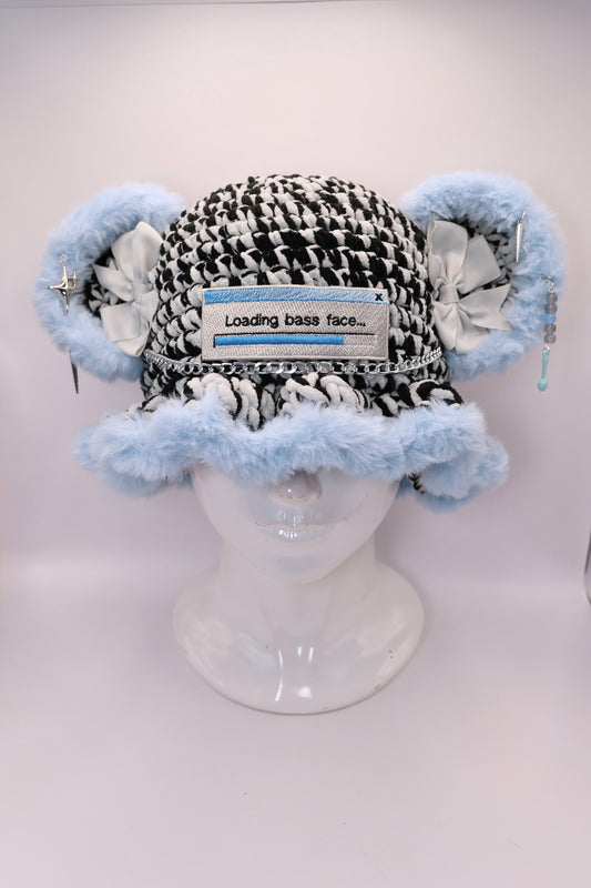 Bass face bucket hat