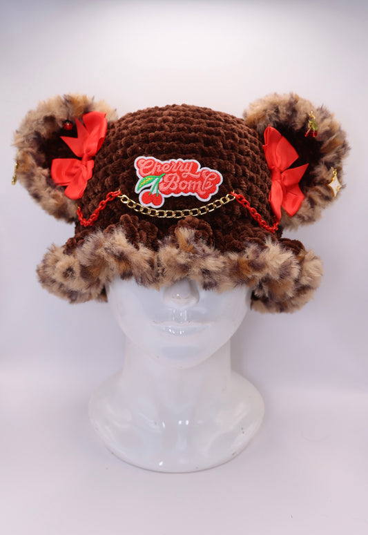Cherry bomb bucket hat