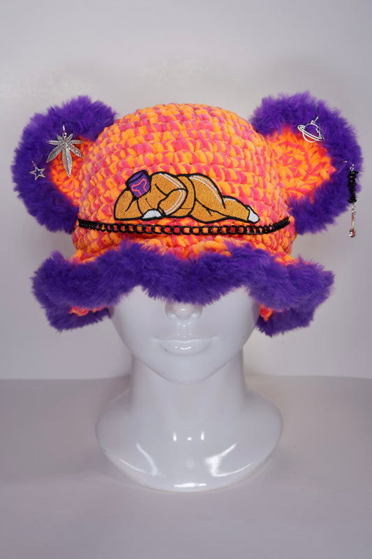 EDM bucket hat (uv reactive)