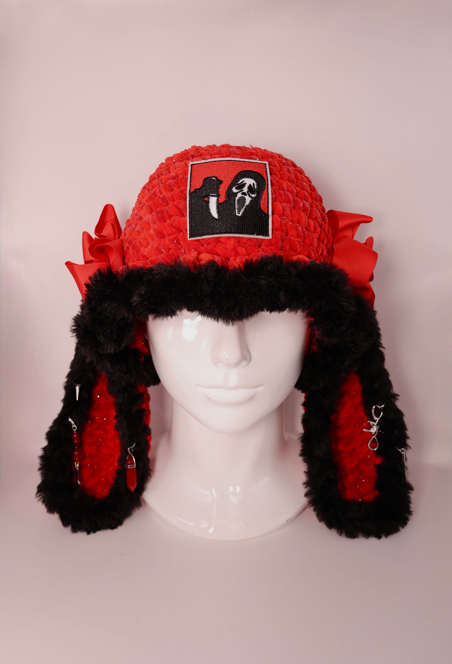 Ghost face bucket hat