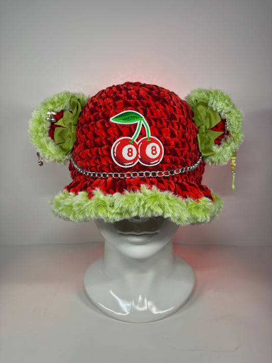 Cherry bucket hat