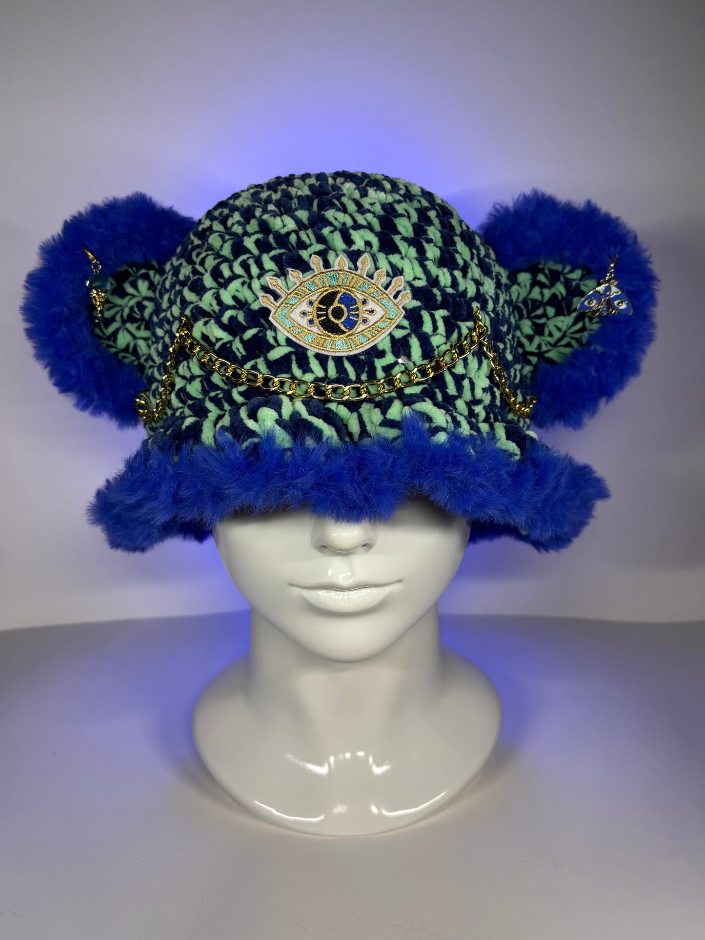 Evil eye bucket hat