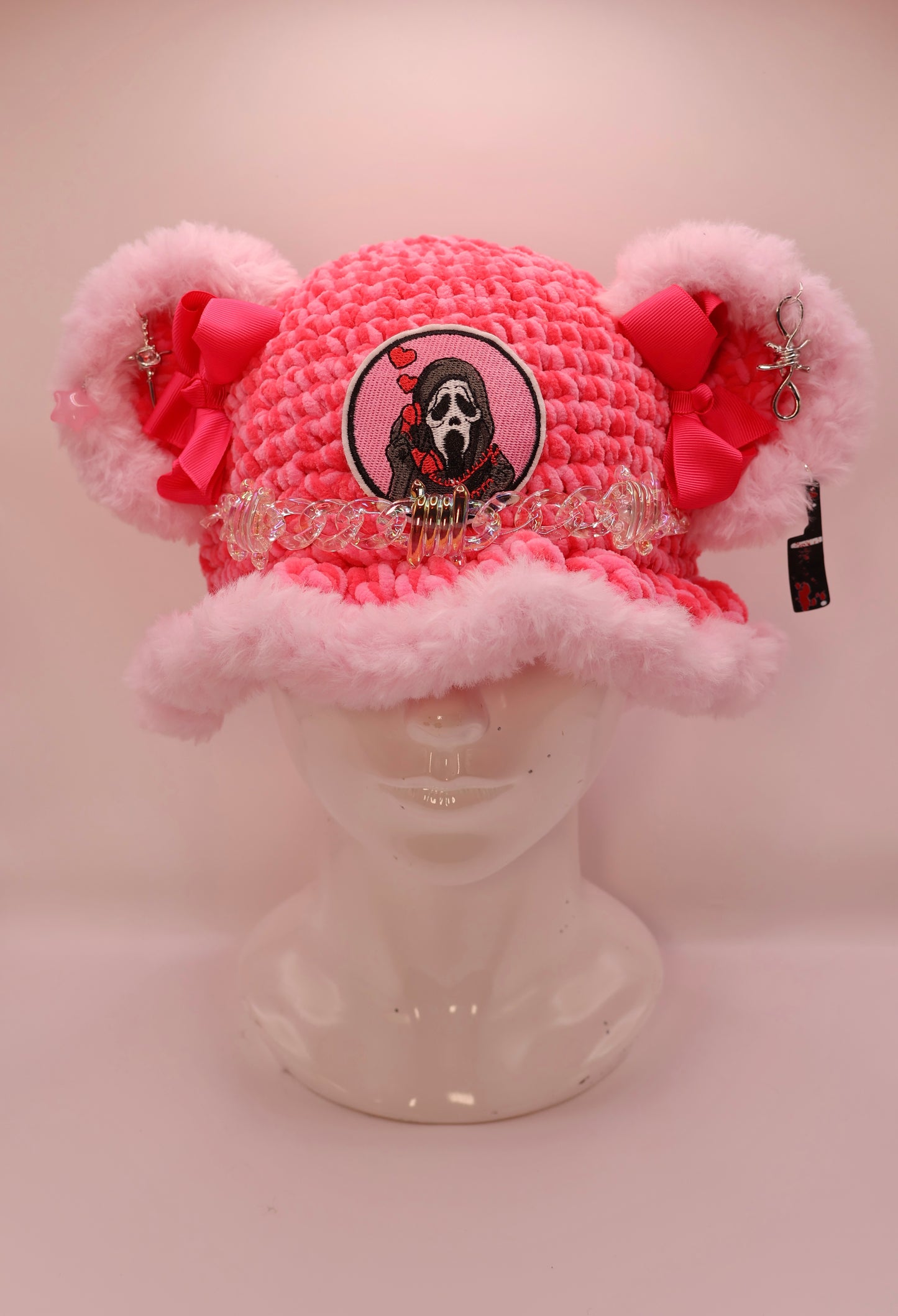 Ghost face bucket hat