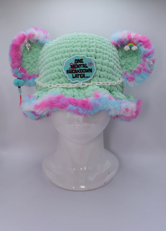 Mental breakdown bucket hat