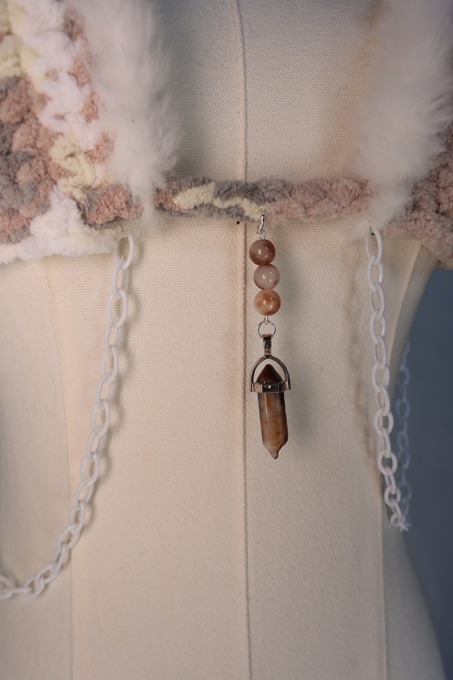 Dino scarf hood + top (size s/m)